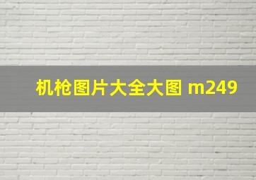 机枪图片大全大图 m249